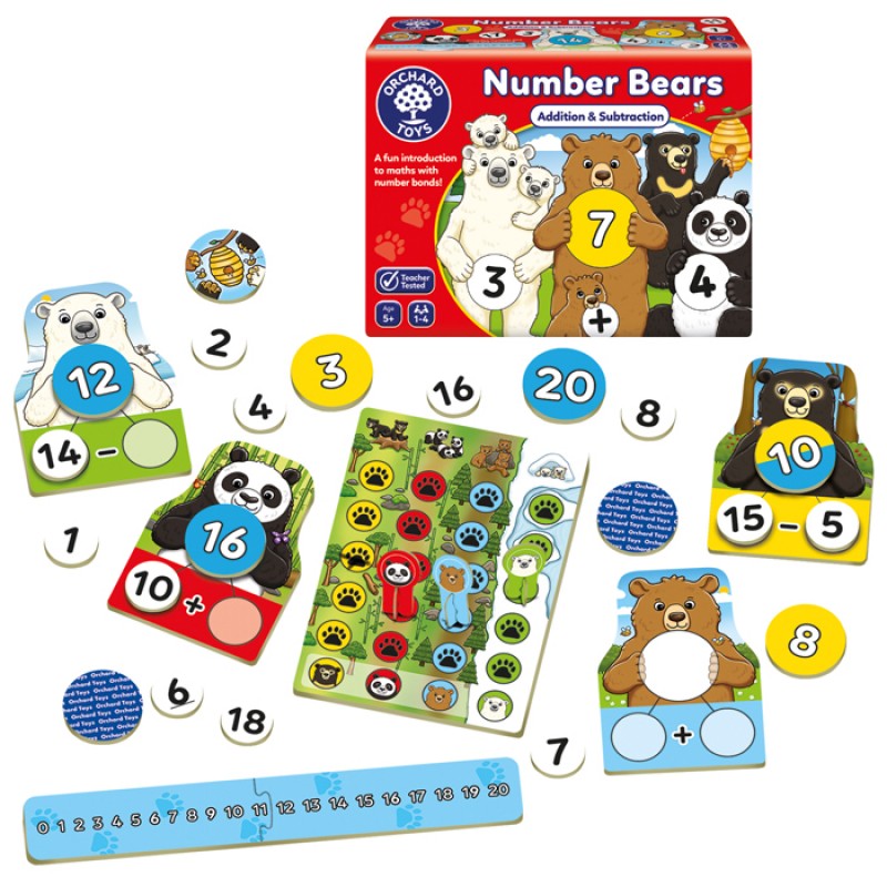 Orchard Toys Number Bears Ηλικίες 5+ ετών