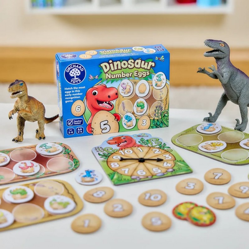 Orchard Toys Εκπαιδευτικό Επιτραπέζιο "Αυγά Δεινοσαύρων" για Παιδιά 3-6 ετών