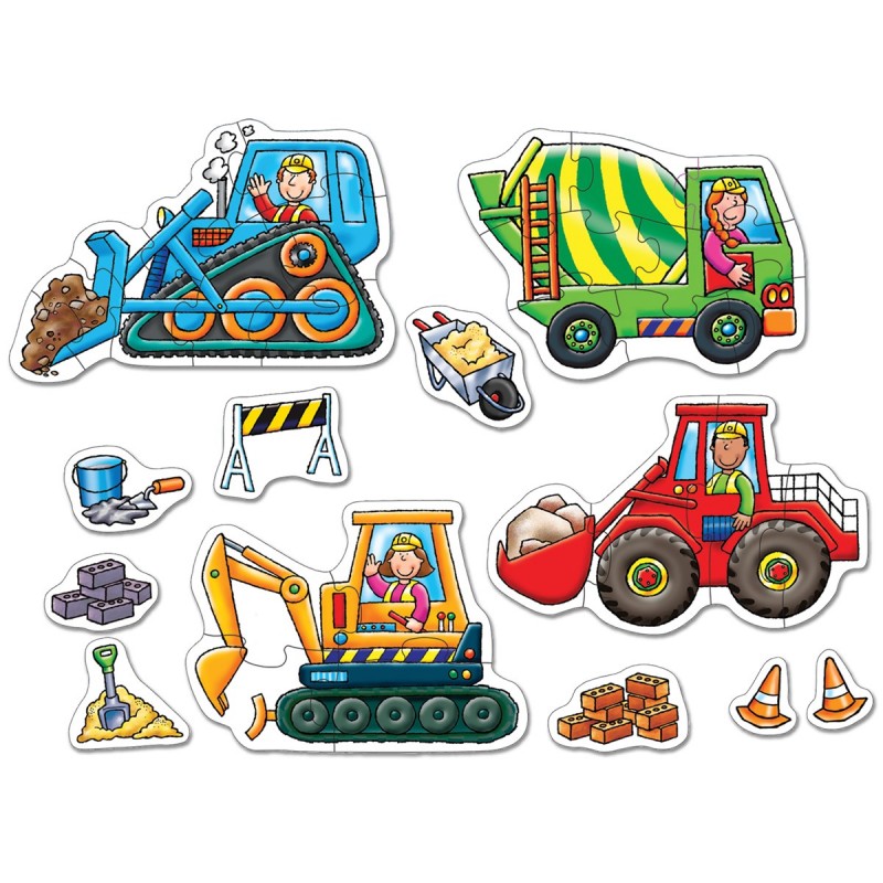 Orchard Toys Big Wheels Jigsaw Puzzle