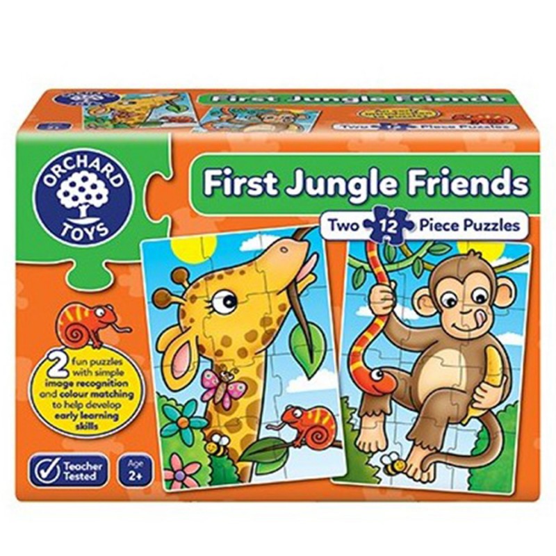 Orchard Toys "Οι πρώτοι φίλοι της ζούγκλας" (First Jungle Friends) Jigsaw Ηλικίες 2+ ετών