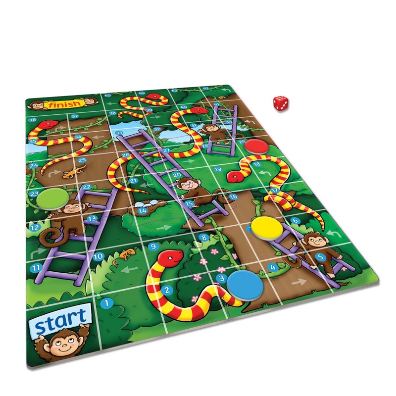 Orchard Toys Jungle Snakes & Ladders Mini Game