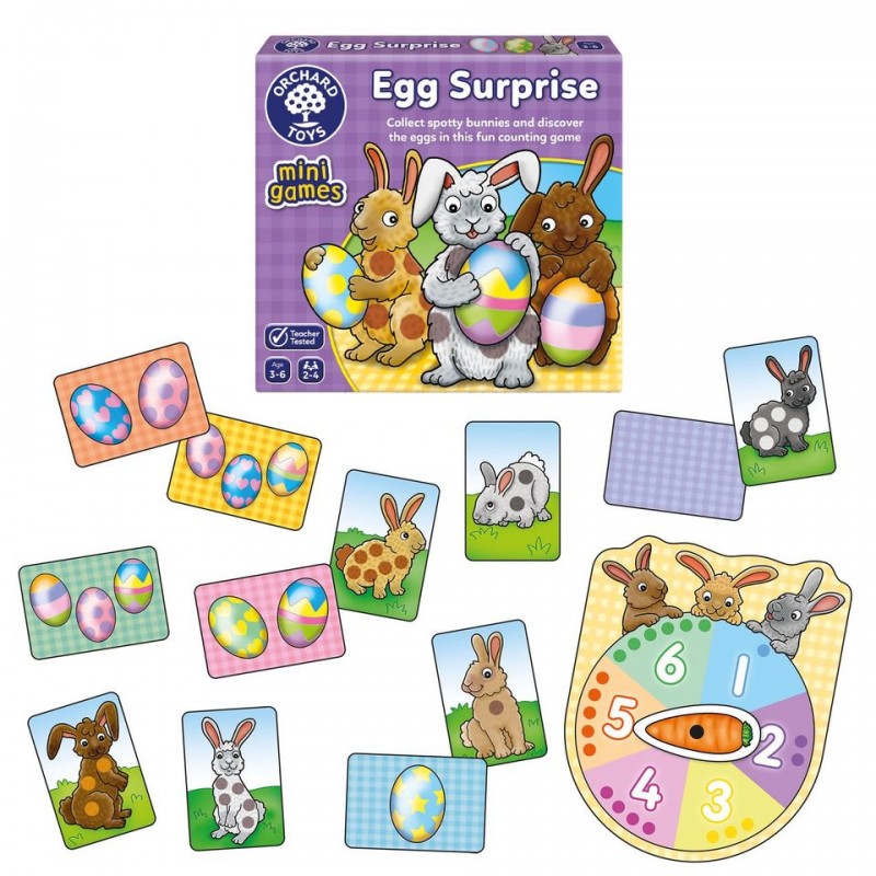 Orchard Toys Egg Surpise Mini Game Ηλικίες 3-6 ετών
