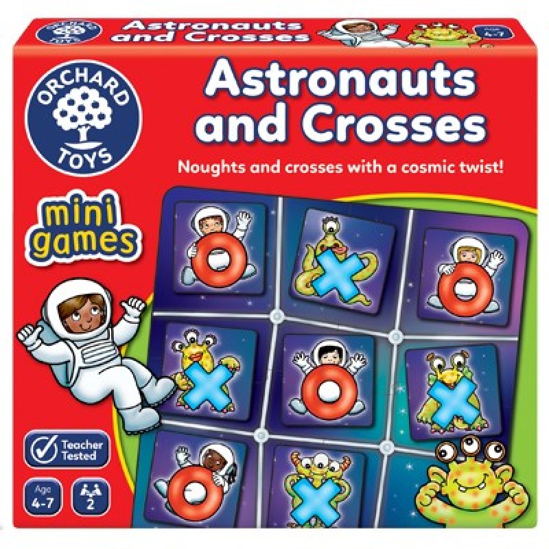 Orchard Toys "Διαστημική τρίλιζα" ( Mini Game Astronauts and Crosses) Mini Game Ηλικίες 4-7 ετών
