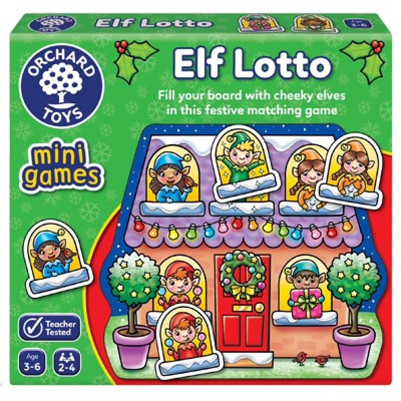 Orchard Toys Elf lotto (Λόττο ξωτικών) Mini Game Ηλικίες 3-6 ετών