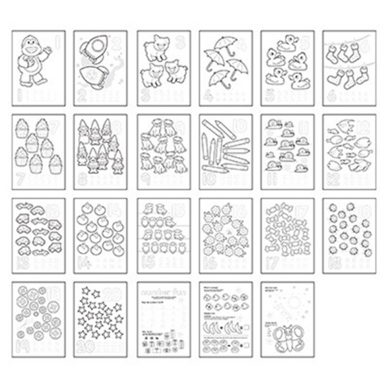 Orchard Toys : 1-20 Colouring Book