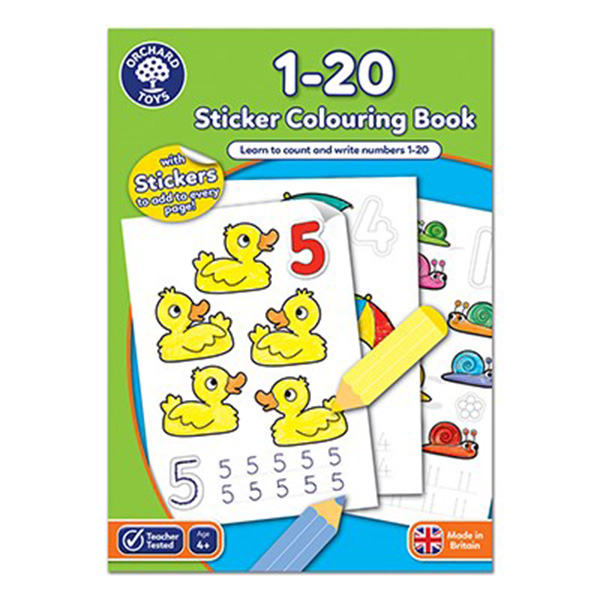 Orchard Toys : 1-20 Colouring Book
