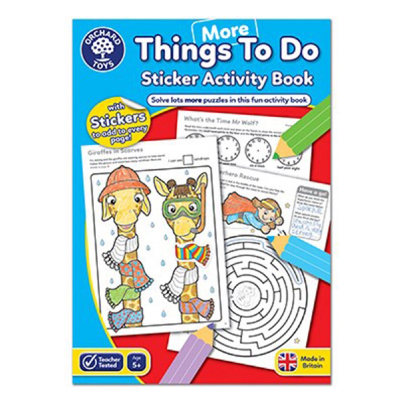 Orchard Toys: More Thing To Do Colouring Book