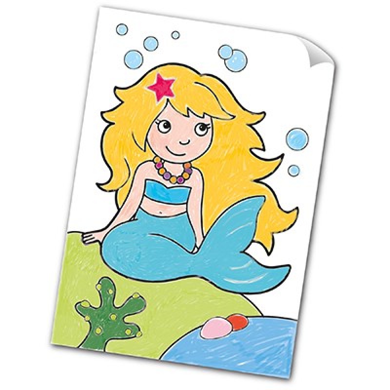 Orchard Toys Unicorns Mermaids Colouring Book