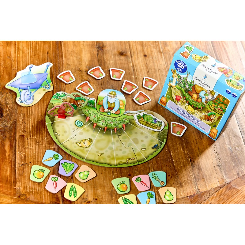 Orchard Toys Εκπαιδευτικό Επιτραπέζιο Παιχνίδι "Αγώνες με τον Peter Rabbit" Για Παιδιά 3-6 ετών