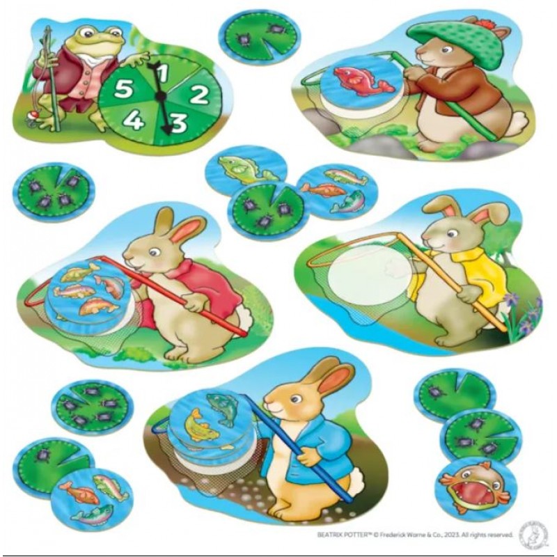 Orchard Toys Peter Rabbit™ Fish and Count (Ψάρεψε και μέτρα) Ηλικίες 3+ ετών