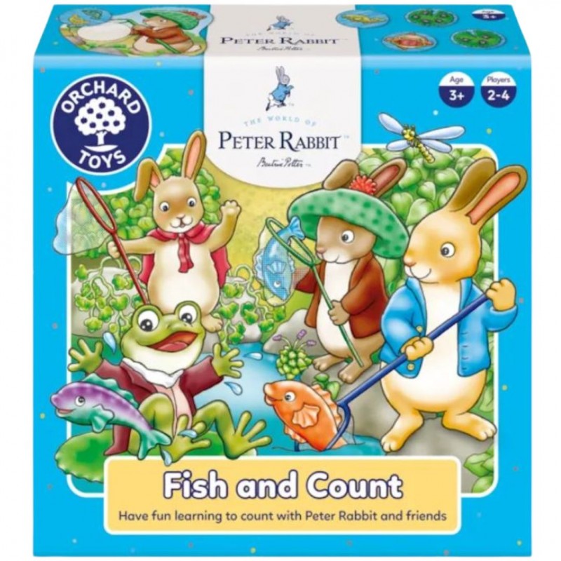 Orchard Toys Peter Rabbit™ Fish and Count (Ψάρεψε και μέτρα) Ηλικίες 3+ ετών
