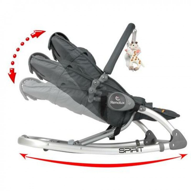 Renolux: Ρiλάξ Spirit με τη Σόφι τη καμηλοπάρδαλη - Μαύρο