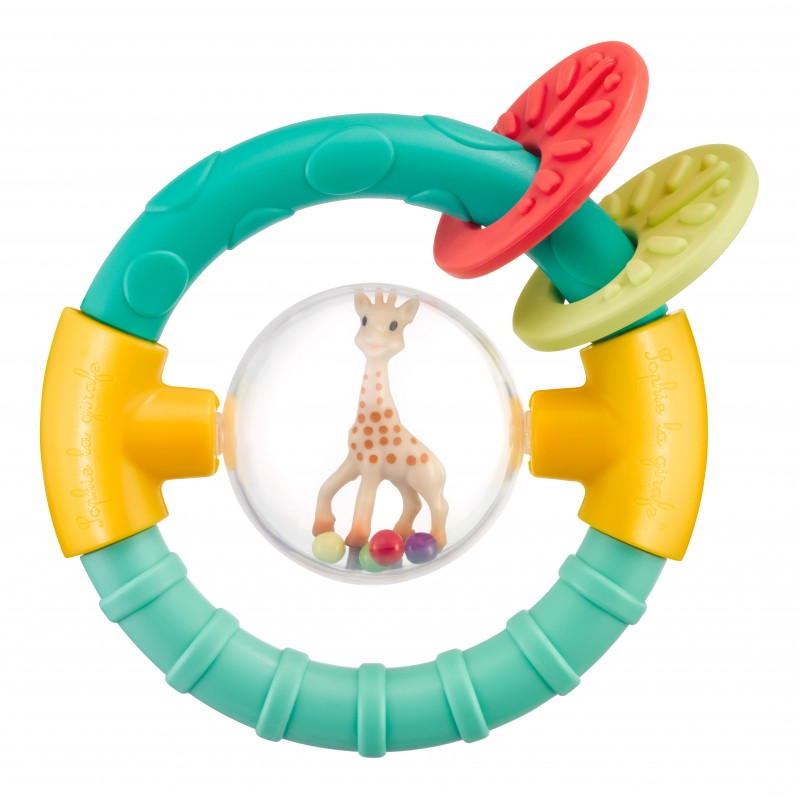 Σόφι η Καμηλοπάρδαλη – Μαλακή Κουδουνίστρα & Μασητικό 2 σε 1 (3 μηνών+)