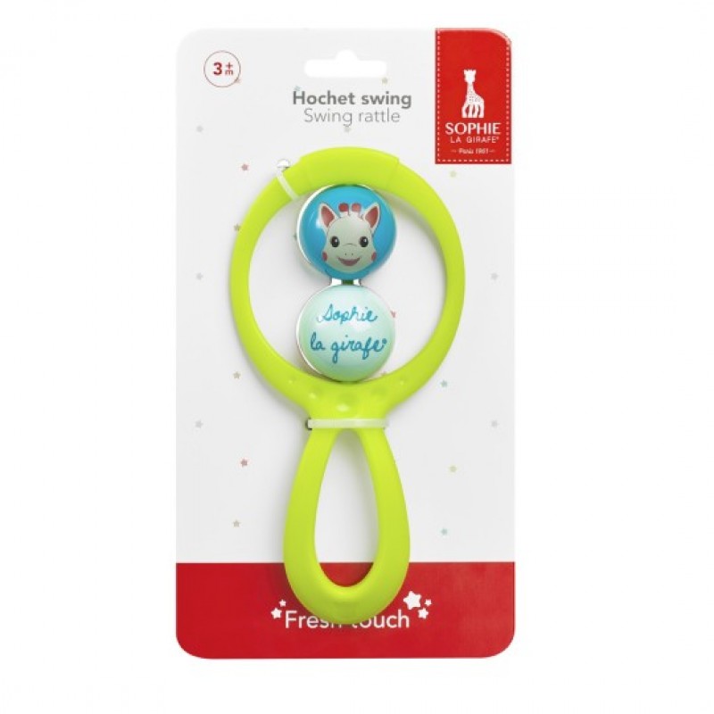 Σόφι καμηλοπάρδαλη Κουδουνίστρα με 2 μπαλίτσες