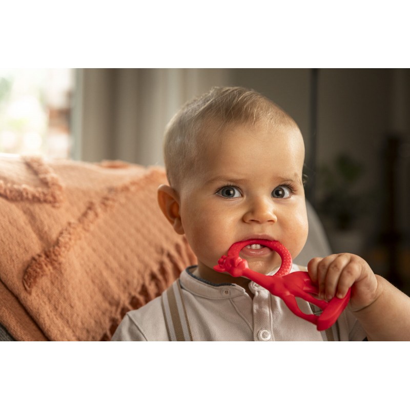 Σόφι καμηλοπάρδαλη Κρίκος οδοντοφυϊας Βανίλια Κόκκινο