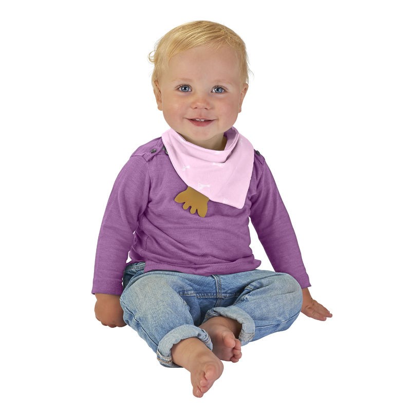 Σόφι καμηλοπάρδαλη Σαλιάρα Μπαντάνα με μασητικό από καουτσούκ