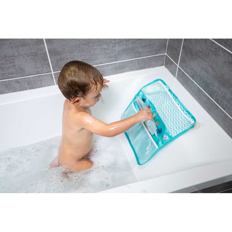 Σόφι καμηλοπάρδαλη Χαλάκι για να γονατίζει η μαμά στο μπάνιο με θήκη για τα παιχνίδια που βεντουζώνει