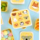 A little lovely company: Σετ 4 δοχεία φαγητού Lunch & Snack Box -Animal Friends