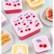 A little lovely company: Σετ 4 δοχεία φαγητού Lunch & Snack Box -Cherries