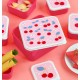 A little lovely company: Σετ 4 δοχεία φαγητού Lunch & Snack Box -Cherries