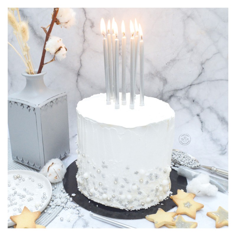 Scrap Cooking 12 ασημένια κεριά