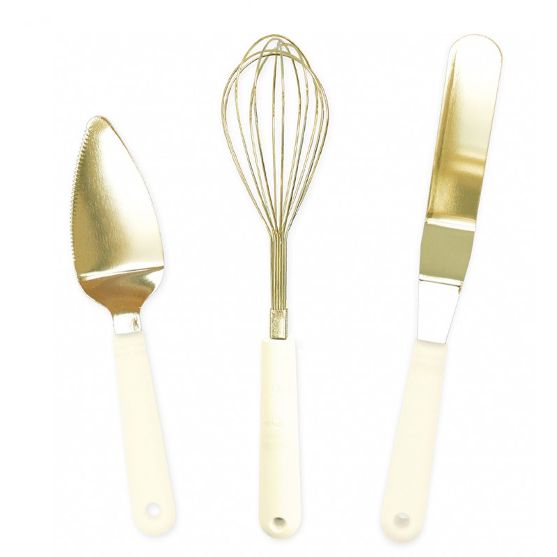 Scrap Cooking - Κουτί με 3 χρυσά εργαλεία ζαχαροπλαστικής