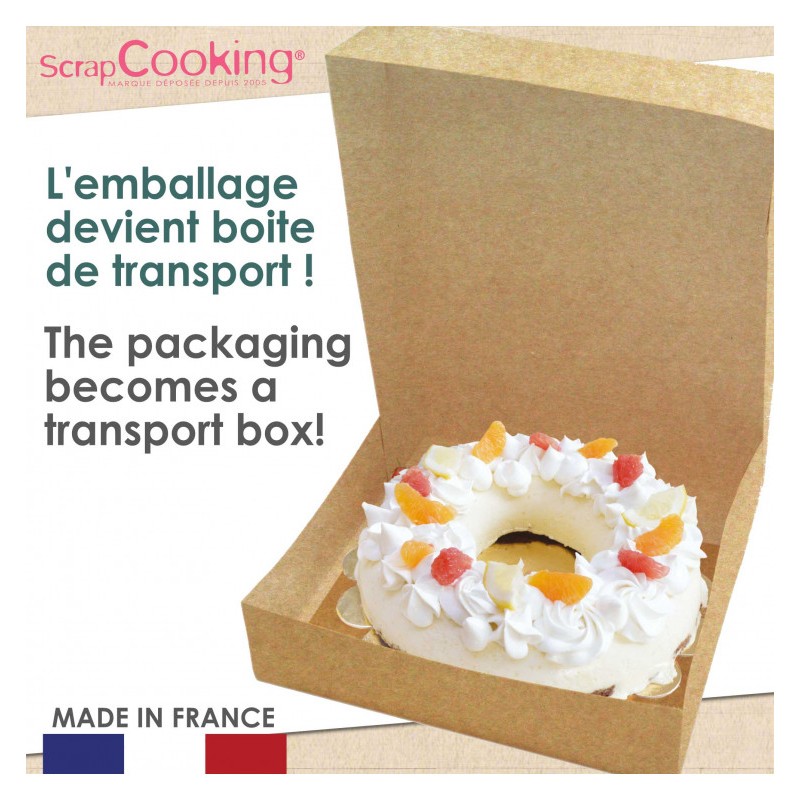 Scrap cooking-Σετ παραγωγής κεϊκ στεφάνι και συσκευασία δώρου