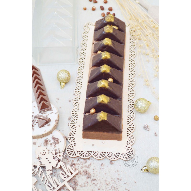 Scrap cooking-Καλούπι για κορμό σοκολάτας