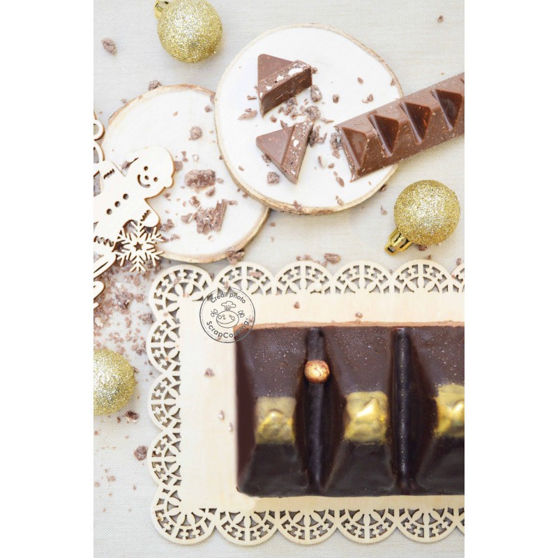 Scrap cooking-Καλούπι για κορμό σοκολάτας