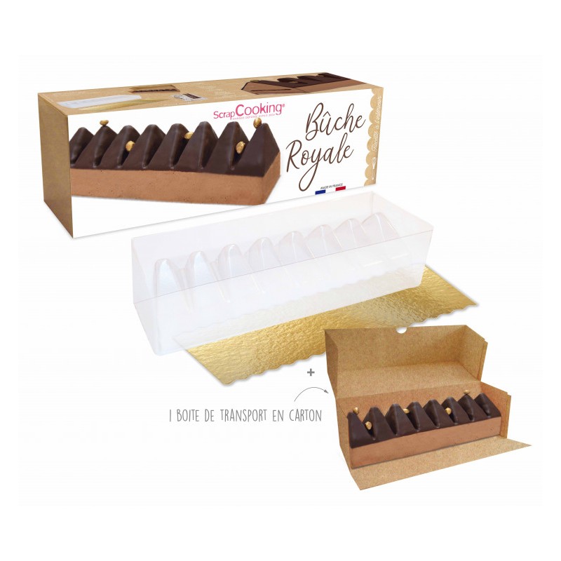 Scrap cooking-Καλούπι για κορμό σοκολάτας