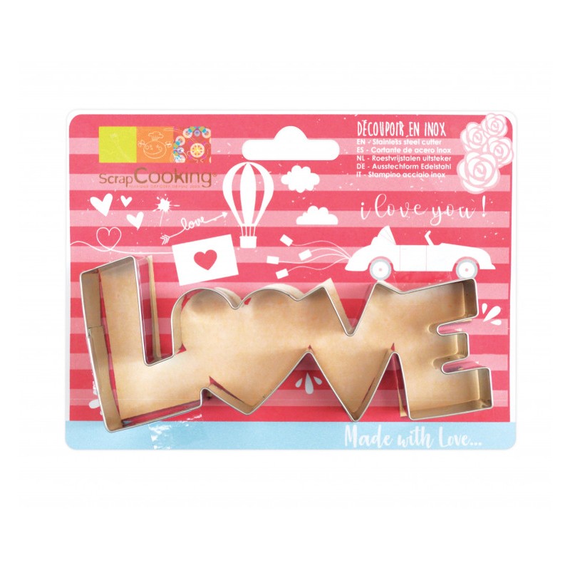 Scrap cooking-Κουπατ μπισκότων LOVE