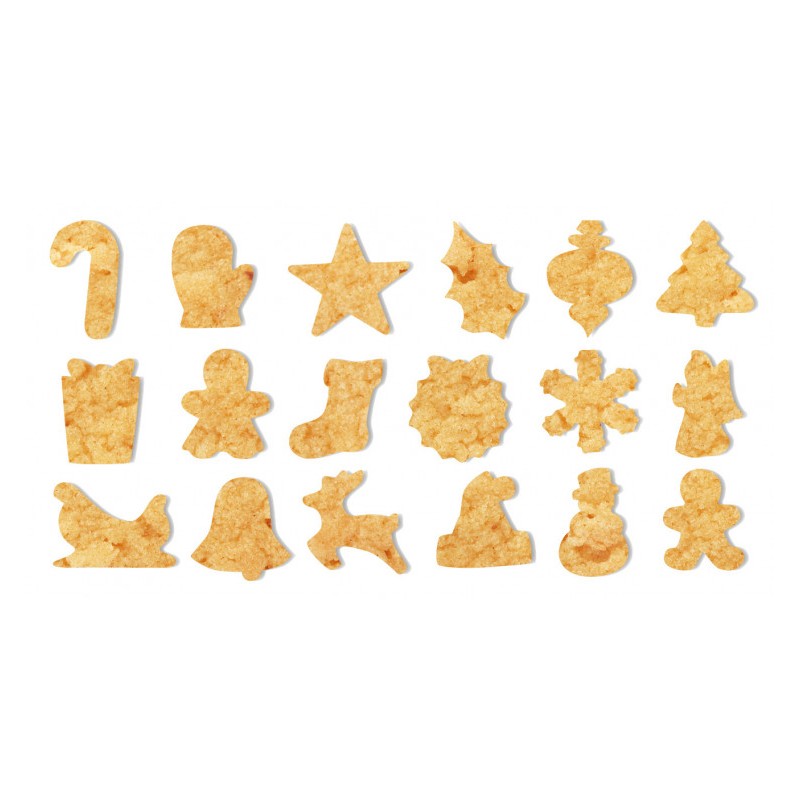 Scrap cooking-Κάδος με 18 κουπατ με Χριστουγεννιάτικα σχέδια