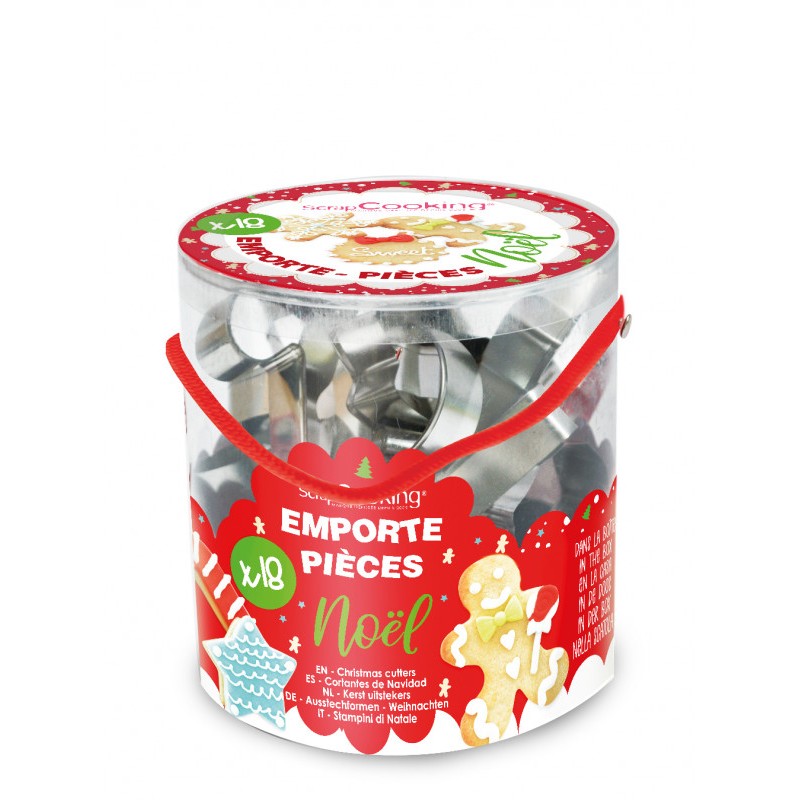 Scrap cooking-Κάδος με 18 κουπατ με Χριστουγεννιάτικα σχέδια