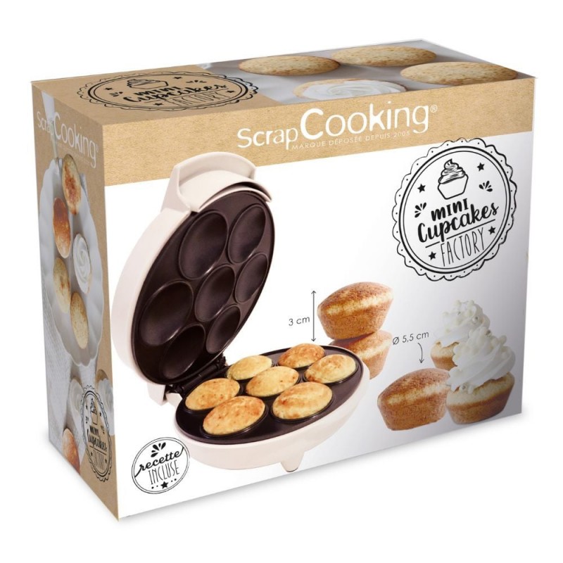 Scrap Cooking Συσκευή παρασκευής cupcake -7τχμ έτοιμα σε 4 λεπτά!
