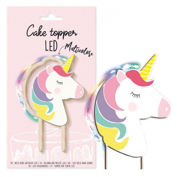 Scrap Cooking Led στολίδι για τούρτα/κέικ ''Unicorn''