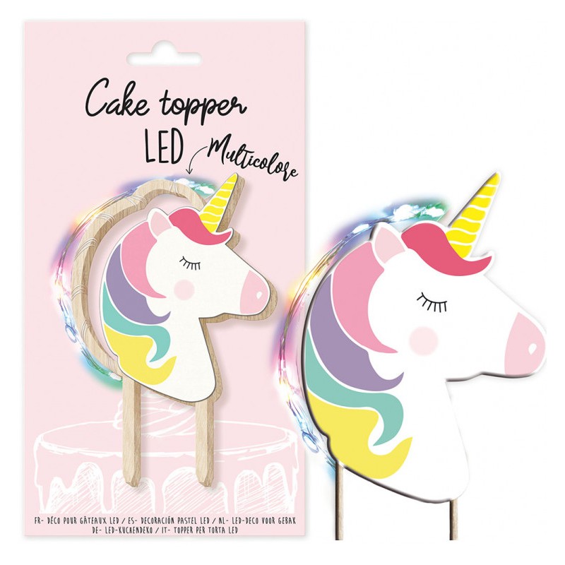 Scrap Cooking Led στολίδι για τούρτα/κέικ ''Unicorn''