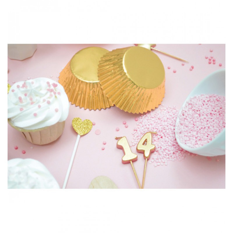 Scrap Cooking 15 χρυσά κεριά "1,2,3 stars"