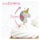 Scrap Cooking 8 κεριά "Unicorn"