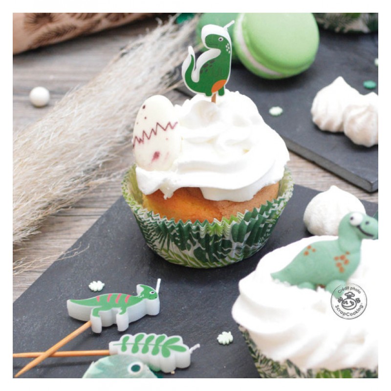 Scrap Cooking 8 κεριά "Dino"