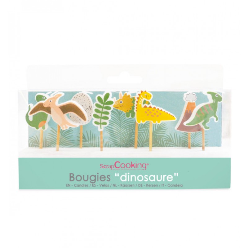 Scrap Cooking 8 κεριά "Dino"