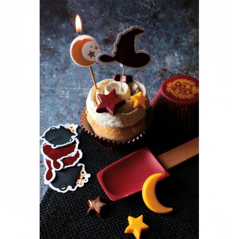 Scrap Cooking Κεριά για γλυκά-Halloween θέμα (8τμχ)