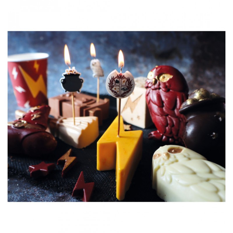 Scrap Cooking Κεριά για γλυκά-Halloween θέμα (8τμχ)