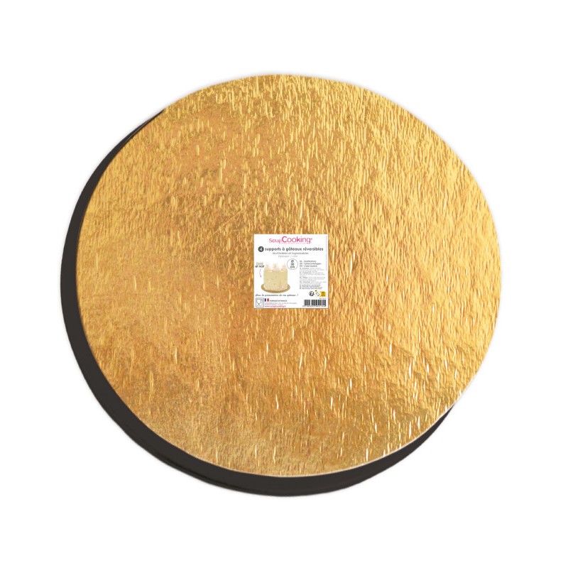 Scrap Cooking Βάση-δίσκος για τούρτες στρογγυλή-4 τεμάχια