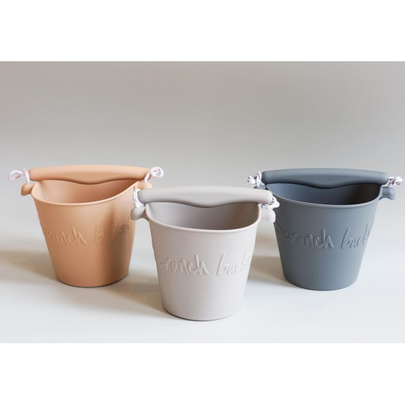 Scrunch Κουβαδάκι από ανακυκλώσιμη σιλικόνη Light Dusty Brown