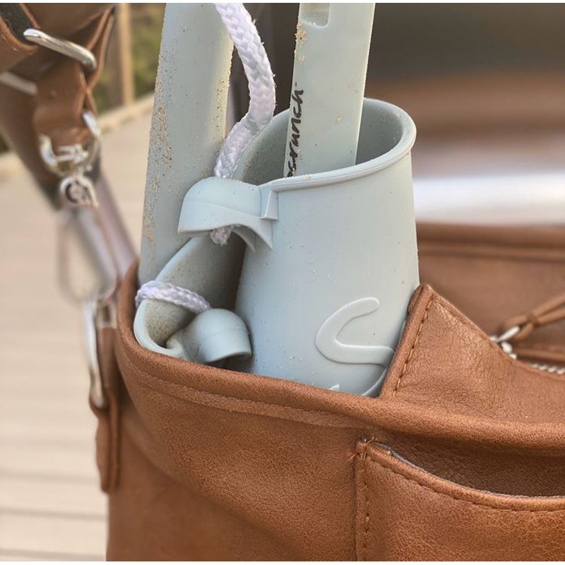 Scrunch Κουβαδάκι από ανακυκλώσιμη σιλικόνη Duck Egg Blue
