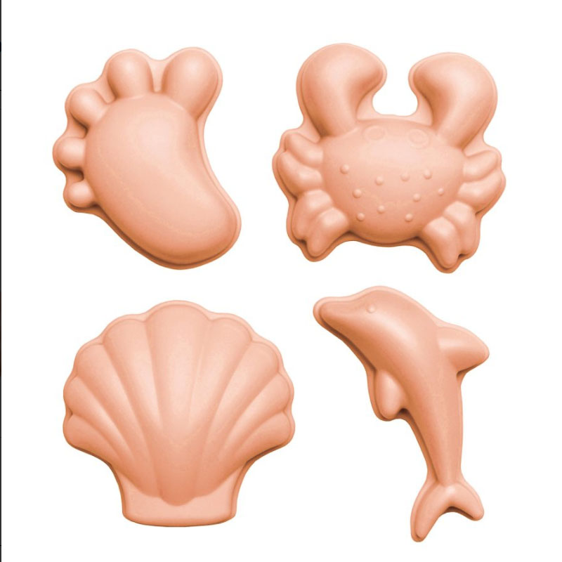 Scrunch Καλούπια από ανακυκλώσιμη σιλικόνη Coral (4 Τεμάχια)