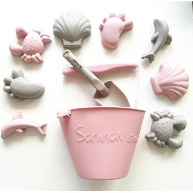 Scrunch Καλούπια από ανακυκλώσιμη σιλικόνη Warm Grey (4 Τεμάχια)