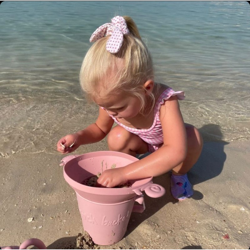Scrunch Κόσκινο Παραλίας από ανακυκλώσιμη σιλικόνη Light Purple