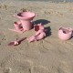 Scrunch Κόσκινο Παραλίας από ανακυκλώσιμη σιλικόνη Light Purple