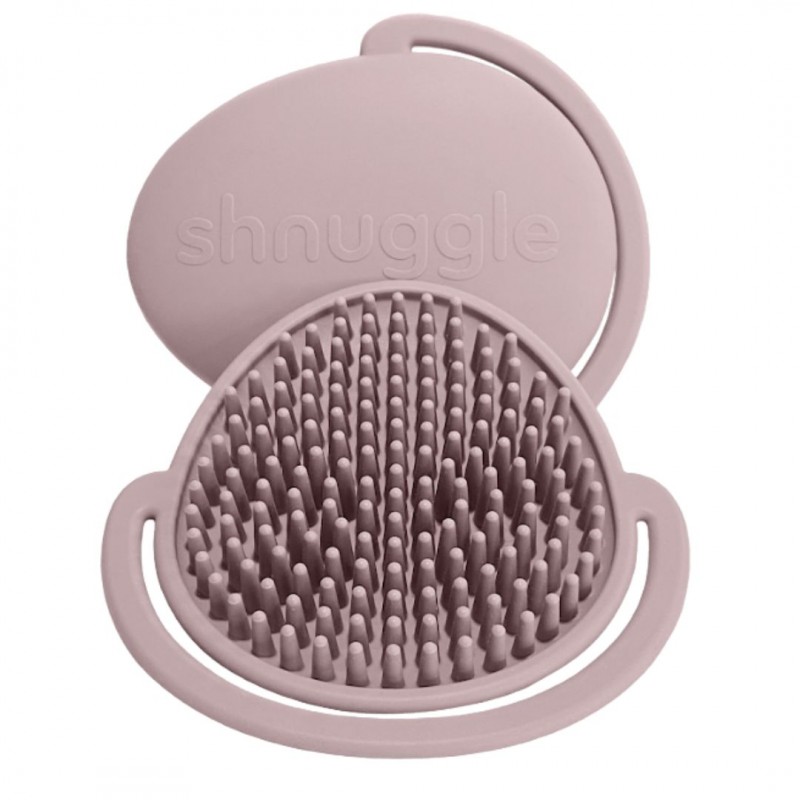 Shnuggle Βούρτσα κατά της νινίδας από σιλικόνη -Blossom